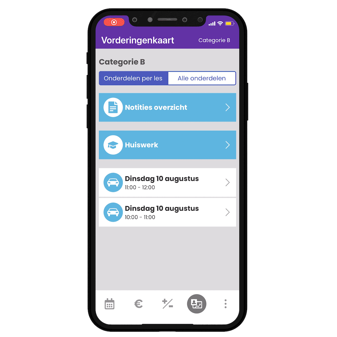 RijbewijsApp huiswerk