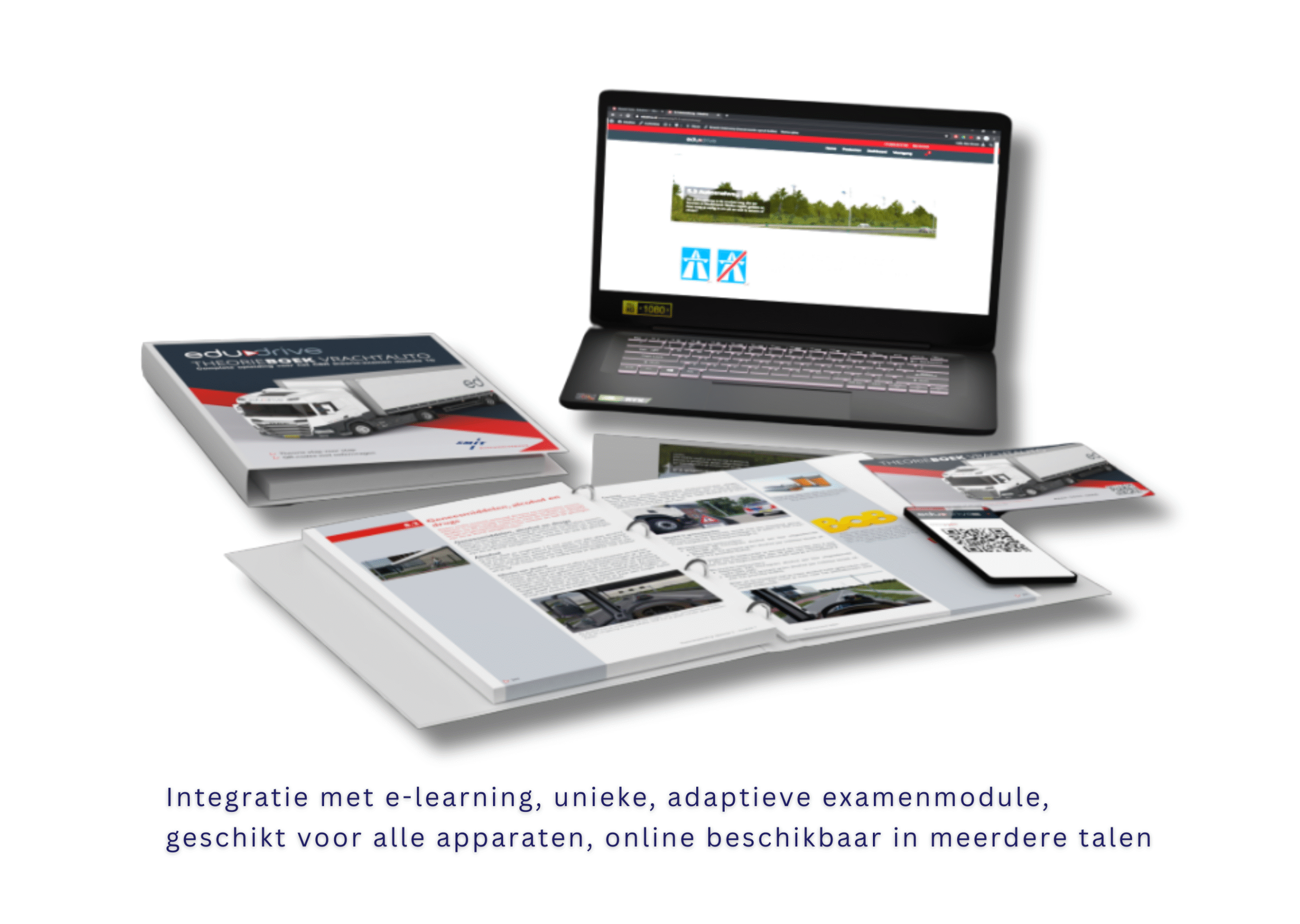 Overname Smit RijschoolPro – theorie vrachtwagen wit